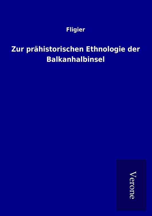 Produktbild: Zur pr&auml;historischen Ethnologie der Balkanhalbinsel