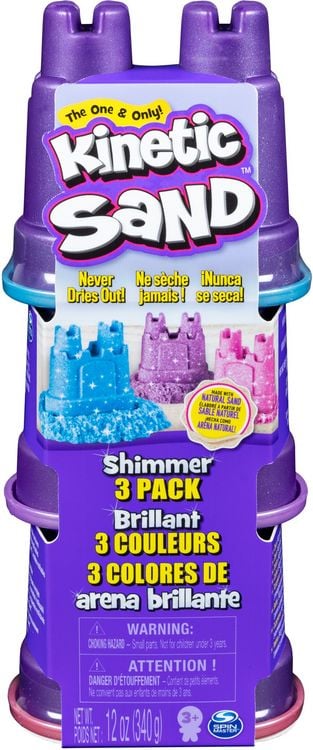 Produktbild: Kinetic Sand Schimmer Sand 3er Pack 340 g