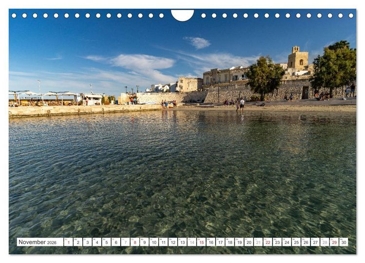 Produktbild: Italien - Apulien (Wandkalender 2026 DIN A4 quer), CALVENDO Monatskalender