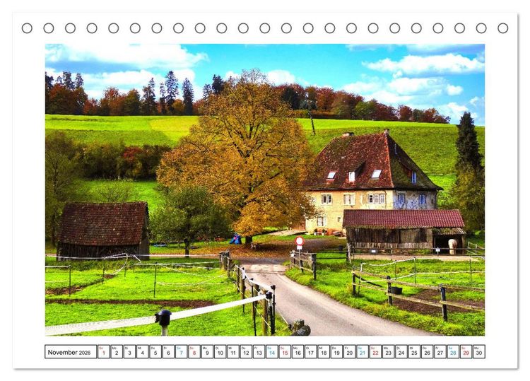 Produktbild: B&ouml;blingen und Sch&ouml;nbuch (Tischkalender 2026 DIN A5 quer), CALVENDO Monatskalender