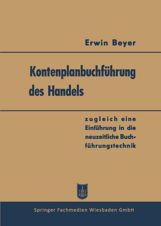 Produktbild: Kontenplanbuchf&uuml;hrung des Handels
