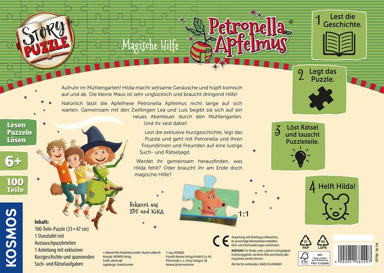 Produktbild: Story-Puzzle Petronella Apfelmus Magische Hilfe