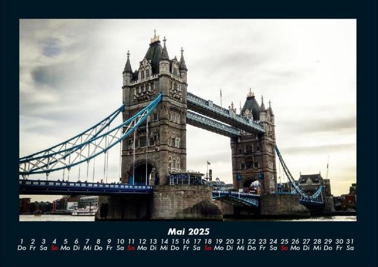 Produktbild: London 2025 Fotokalender DIN A4