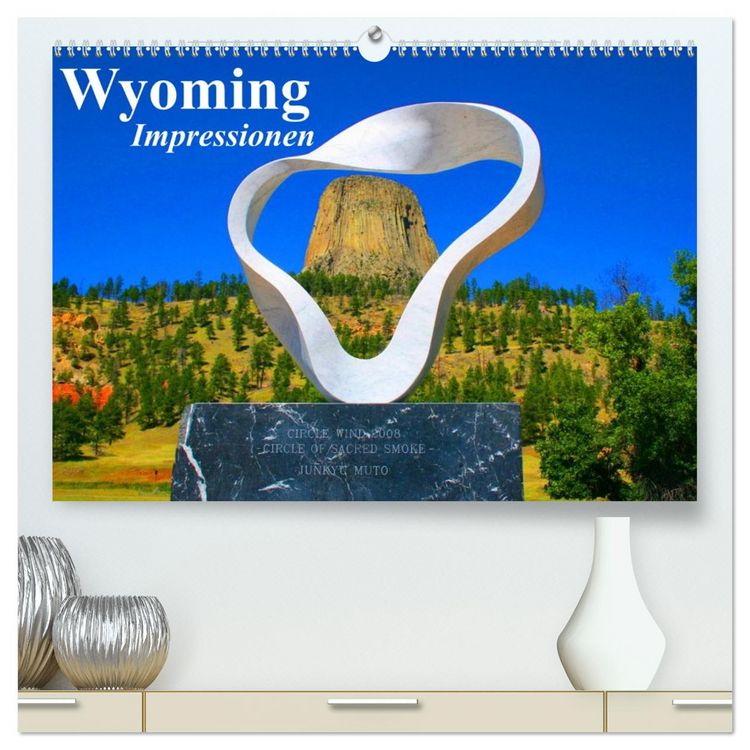 Produktbild: Wyoming &bull; Impressionen (hochwertiger Premium Wandkalender 2026 DIN A2 quer), Kunstdruck in Hochglanz