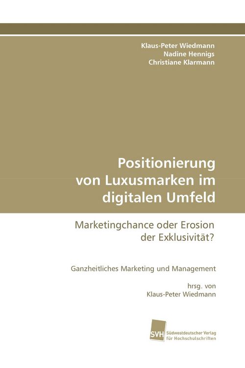 Produktbild: Positionierung von Luxusmarken im digitalen Umfeld