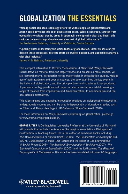 Produktbild: Ritzer, G: Globalization