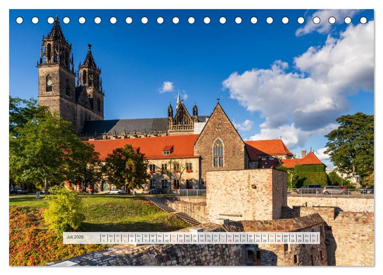 Produktbild: Sch&ouml;nes Magdeburg (Tischkalender 2026 DIN A5 quer), CALVENDO Monatskalender