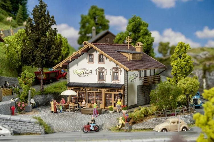 Produktbild: Faller 191836 H0 Alpenhaus mit Caf&eacute;
