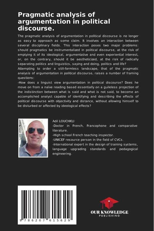 Produktbild: Pragmatic analysis of argumentation in political discourse.