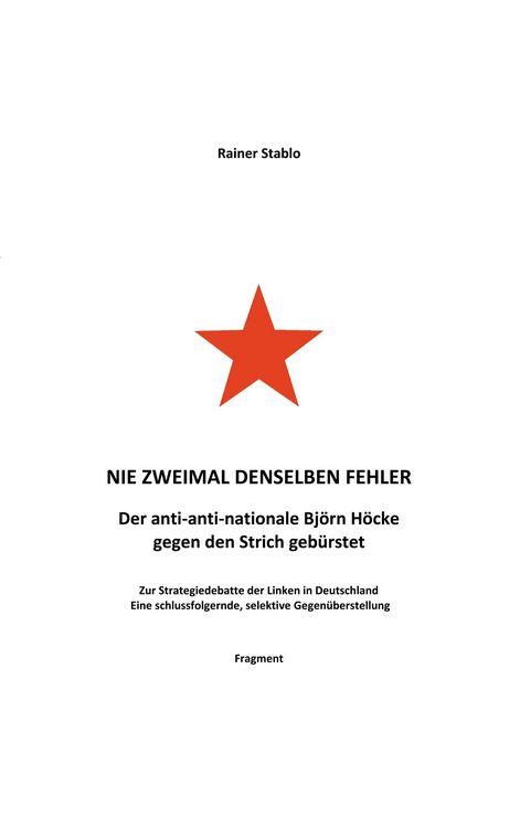 Produktbild: Nie zweimal denselben Fehler