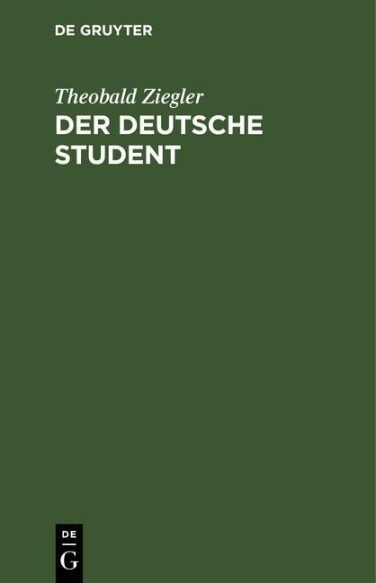 Produktbild: Der deutsche Student
