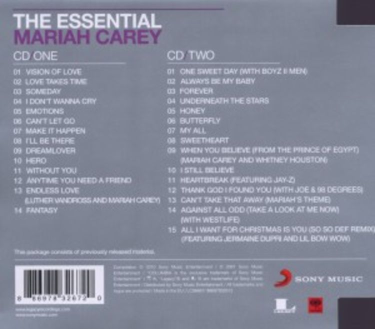 Produktbild: The Essential Mariah Carey