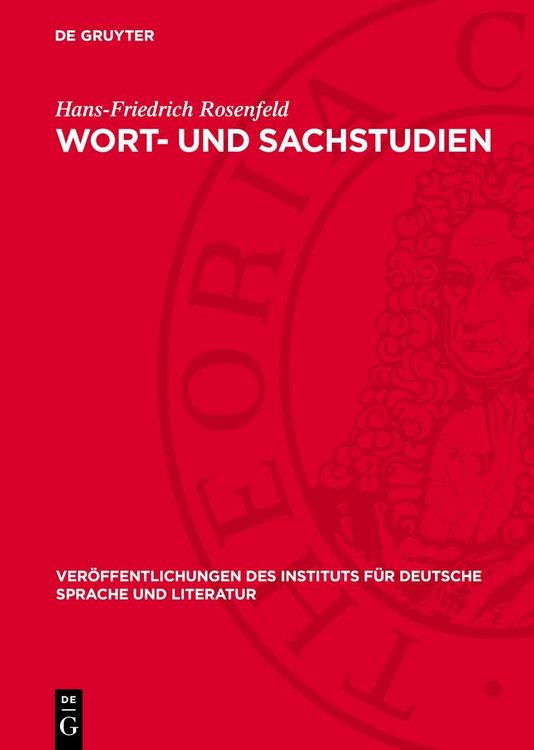 Produktbild: Wort- und Sachstudien