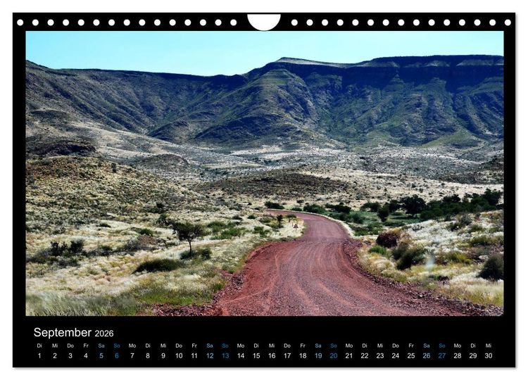Produktbild: Namibia 2026 Farben der W&uuml;ste (Wandkalender 2026 DIN A4 quer), CALVENDO Monatskalender