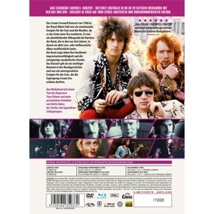 Produktbild: Cream - The Farewell Concert - Mediabook (Blu-ray+DVD)