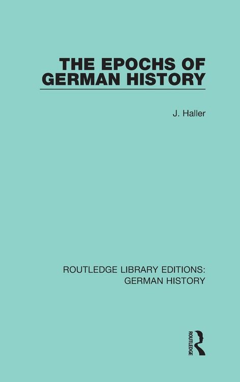 Produktbild: The Epochs of German History