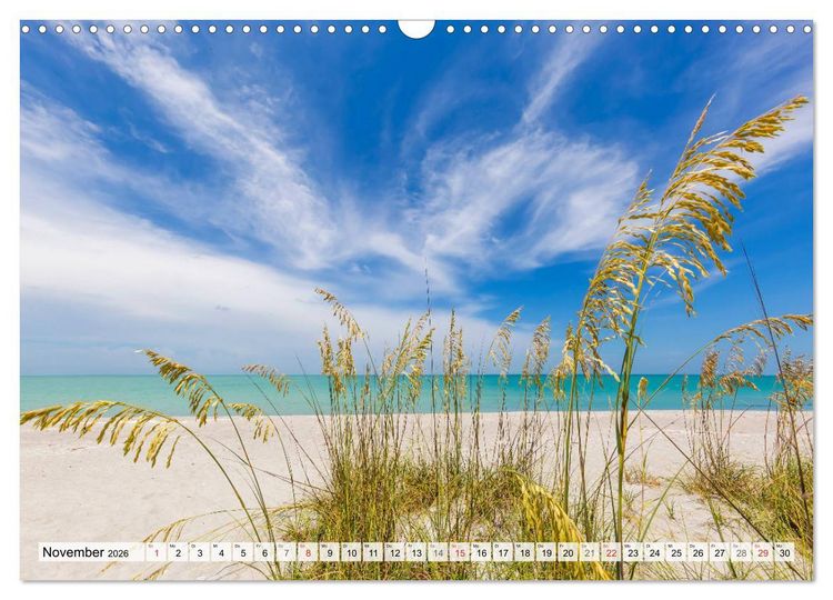 Produktbild: FLORIDA Malerischer Sonnenscheinstaat (Wandkalender 2026 DIN A3 quer), CALVENDO Monatskalender