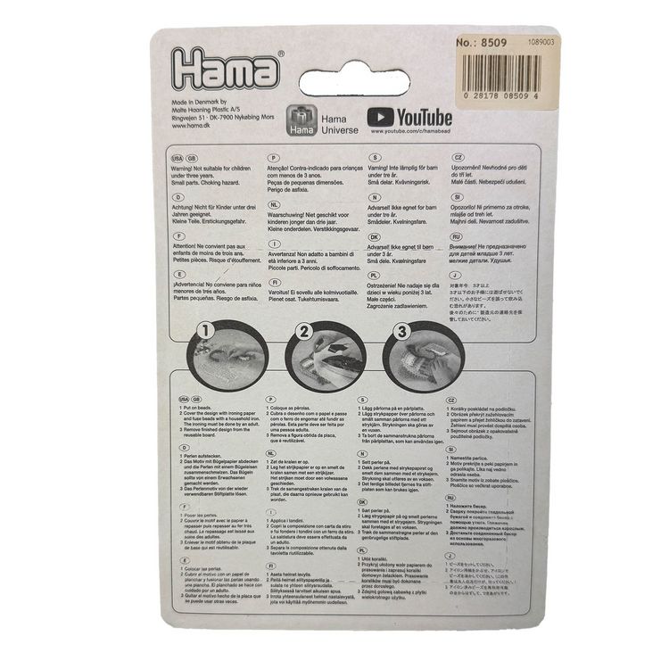 Produktbild: HAMA Maxi Blister-Packung mit 250 Perlen Hellblau