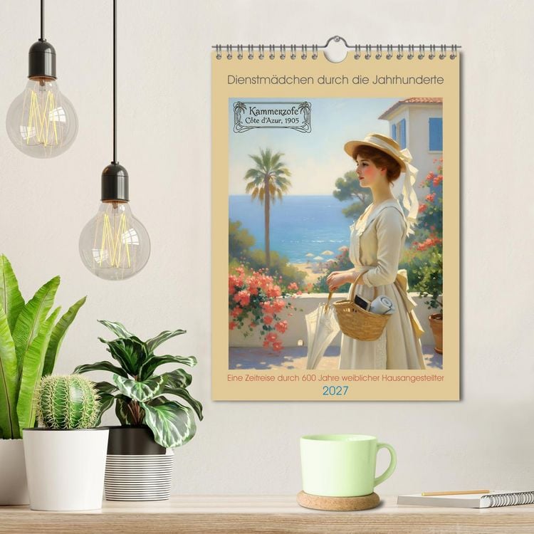 Produktbild: Dienstm&auml;dchen durch die Jahrhunderte (Wandkalender 2027 DIN A4 hoch), CALVENDO Monatskalender