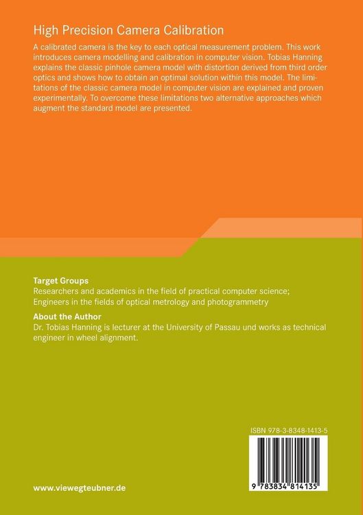 Produktbild: High Precision Camera Calibration