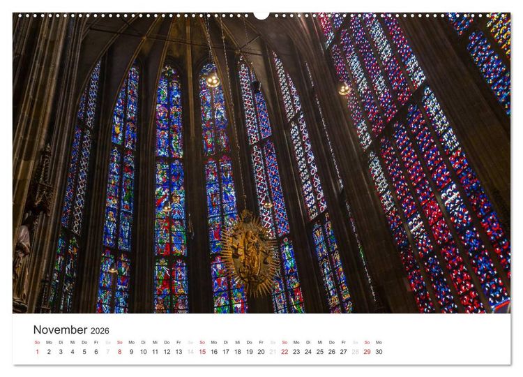 Produktbild: Aachener Dom - Weltkulturdenkmal (hochwertiger Premium Wandkalender 2026 DIN A2 quer), Kunstdruck in Hochglanz