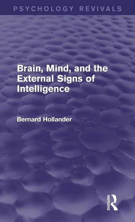 Produktbild: Brain, Mind, and the External Signs of Intelligence