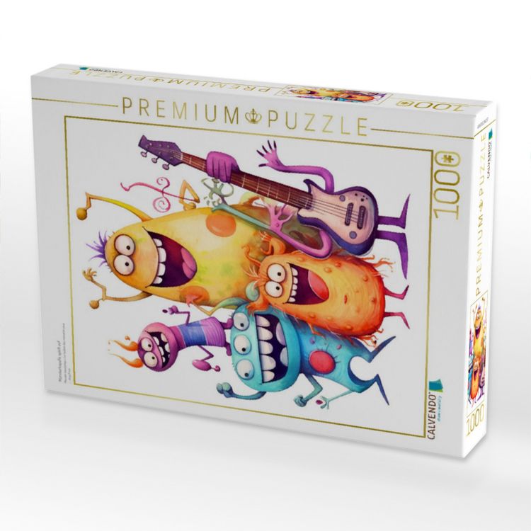 Produktbild: CALVENDO Puzzle Monsterkapelle spielt auf | 1000 Teile Lege-Gr&ouml;&szlig;e 64x48cm Foto-Puzzle f&uuml;r gl&uuml;ckliche Stunden