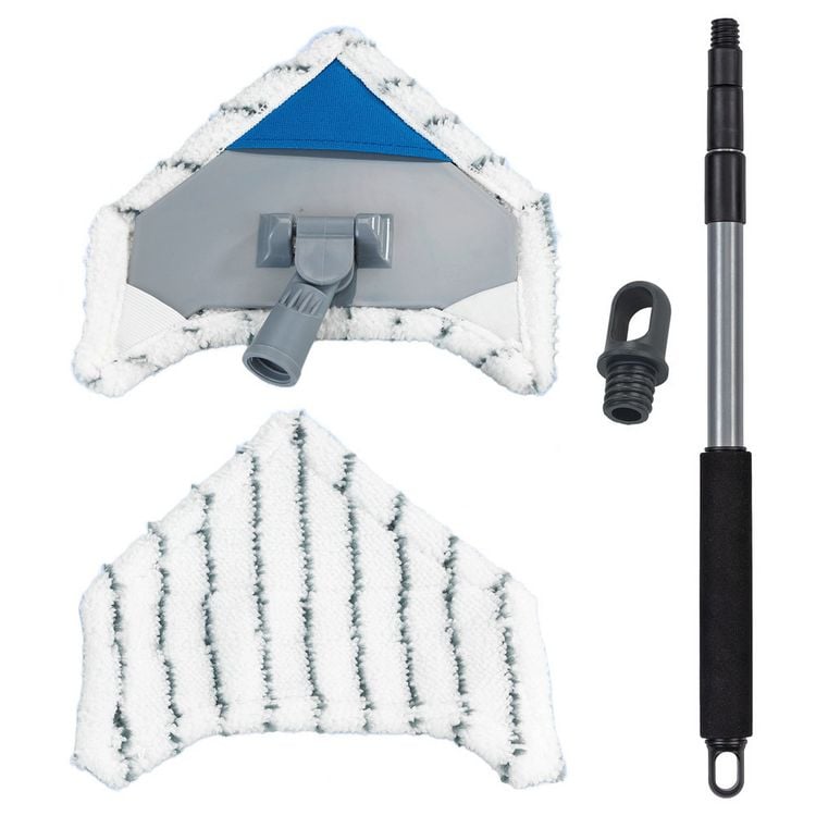 Produktbild: Multiflex-Wischer inkl. Teleskopstiel, f&uuml;r Fliesen, Fenster und B&ouml;den geeignet