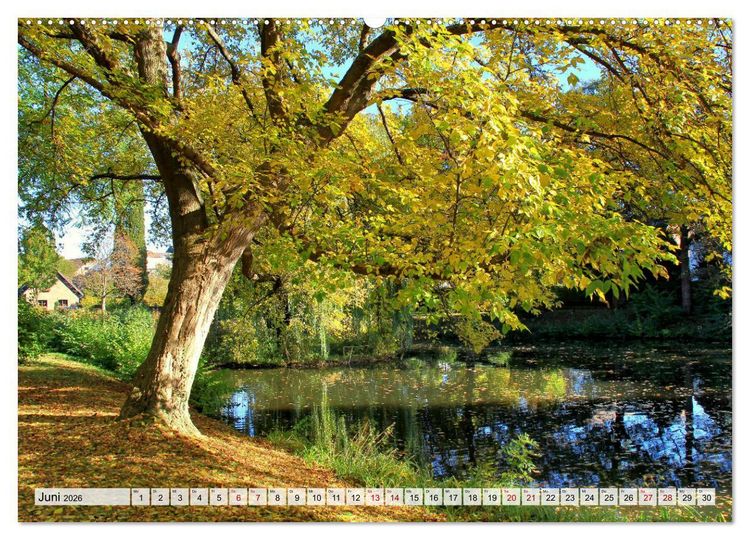 Produktbild: Euskirchen - Ein Trip durch die Kreisstadt am Rande der Eifel (hochwertiger Premium Wandkalender 2026 DIN A2 quer), Kunstdruck in Hochglanz
