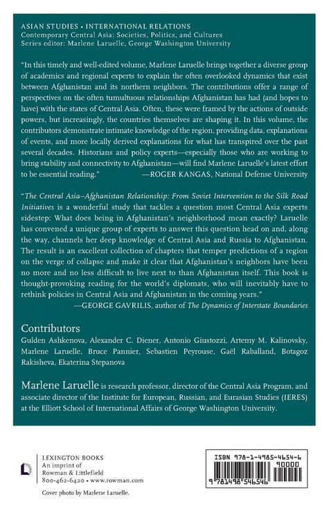 Produktbild: Central Asia-Afghanistan Relationship