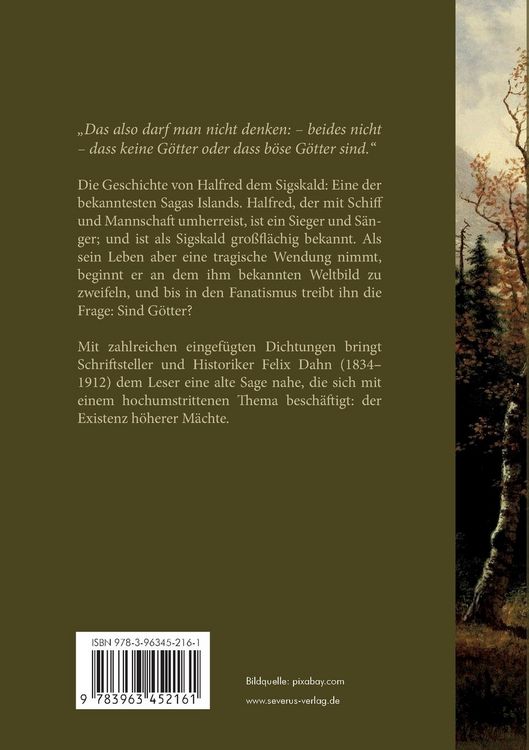 Produktbild: Die Halfred Sigskaldsaga.