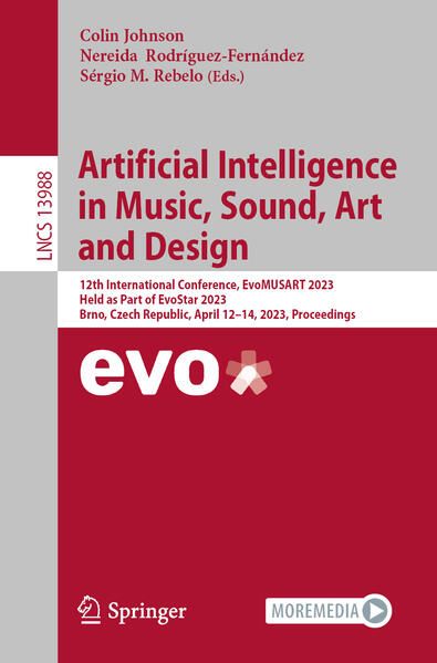 Produktbild: Artificial Intelligence in Music, Sound, Art and Design