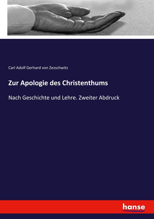 Produktbild: Zur Apologie des Christenthums