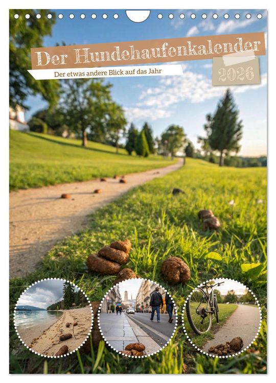 Produktbild: Der Hundehaufenkalender (Wandkalender 2026 DIN A4 hoch), CALVENDO Monatskalender