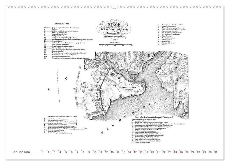 Produktbild: Istanbul - Hauptstadt des osmanischen Reiches seit 1453 (Wandkalender 2026 DIN A2 quer), CALVENDO Monatskalender