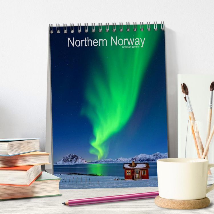 Produktbild: Northern Norway (Tischkalender 2026 DIN A5 hoch), CALVENDO Monatskalender