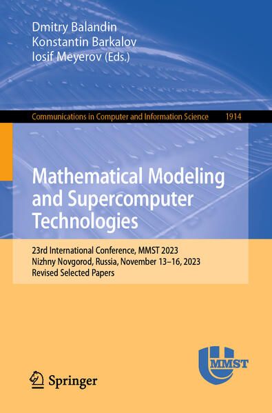 Produktbild: Mathematical Modeling and Supercomputer Technologies