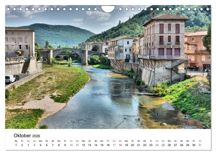 Produktbild: Frankreich- St&auml;dte und D&ouml;rfer des Languedoc-Roussillon (Wandkalender 2026 DIN A4 quer), CALVENDO Monatskalender