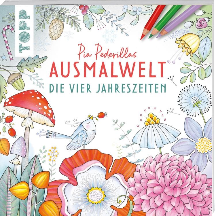 Produktbild: Pia Pedevillas Ausmalwelt - Die vier Jahreszeiten