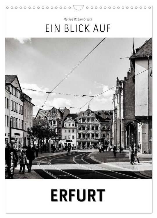 Produktbild: Ein Blick auf Erfurt (Wandkalender 2026 DIN A3 hoch), CALVENDO Monatskalender