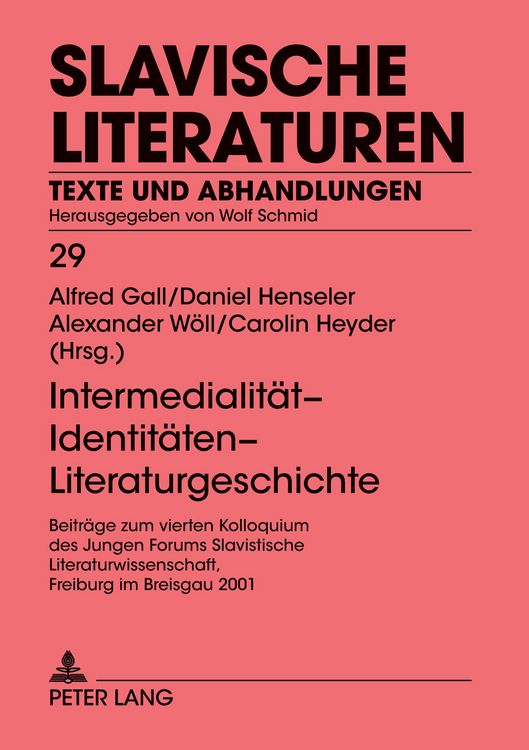 Produktbild: Intermedialit&auml;t &ndash; Identit&auml;ten &ndash; Literaturgeschichte