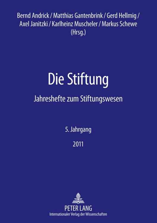 Produktbild: Die Stiftung