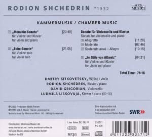 Produktbild: Sitkovetsky/Shchedrin/Grigorian/Lissovaja: Schtschedrin: Kam