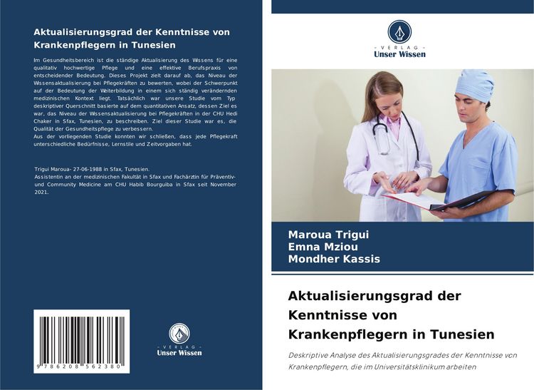 Produktbild: Aktualisierungsgrad der Kenntnisse von Krankenpflegern in Tunesien