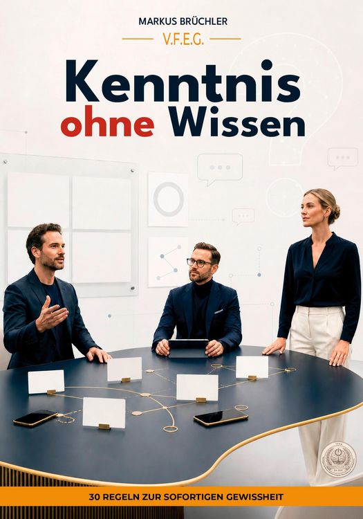 Produktbild: Kenntnis ohne Wissen - 30 Regeln zur sofortigen Gewissheit (Ein V.F.E.G. - Buch)