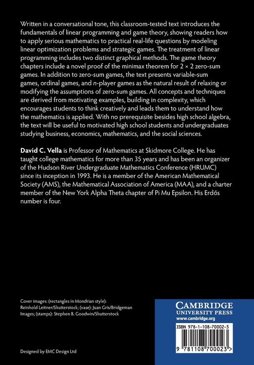 Produktbild: Invitation to Linear Programming and Game Theory