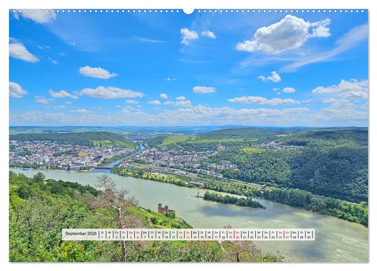 Produktbild: Rechts und links des Rheins. Mit dem Wohnmobil unterwegs. (hochwertiger Premium Wandkalender 2026 DIN A2 quer), Kunstdruck in Hochglanz