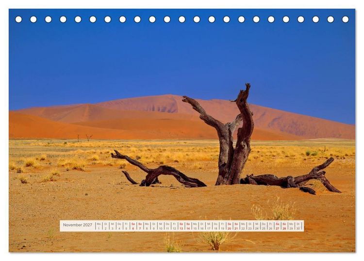 Produktbild: Namibia &ndash; Farben des Lebens (Tischkalender 2027 DIN A5 quer), CALVENDO Monatskalender