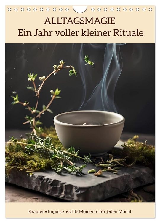 Produktbild: ALLTAGSMAGIE Ein Jahr voller kleiner Rituale (Wandkalender 2027 DIN A4 hoch), CALVENDO Monatskalender