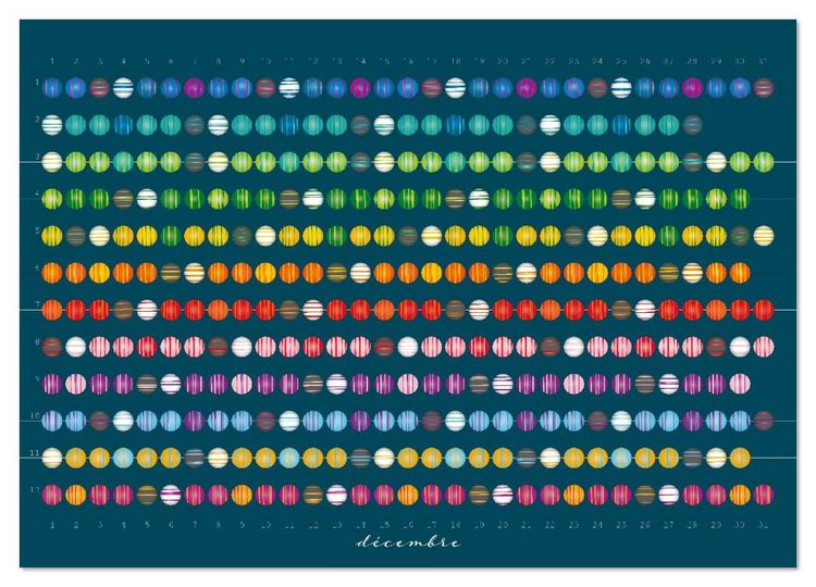 Produktbild: Une perle pour chaque jour (Calendrier mural 2026 DIN A3 vertical), CALVENDO calendrier mensuel